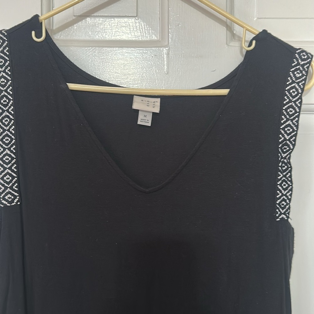 A new day black blouse size medium